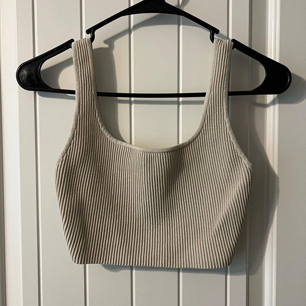 Aritzia Babaton Sculpt Knit crop Tank